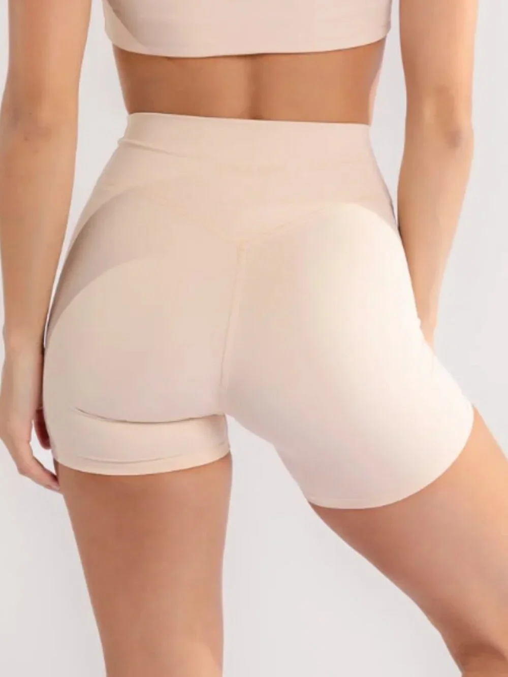 NEW EMANH Serene Crisscross Tank Top + Compression Yoga Shorts